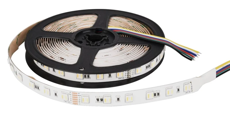 LED-Streifen, RGB und CCT, 5 Meter Länge, 60LED/m, 24 V, 12 mm
