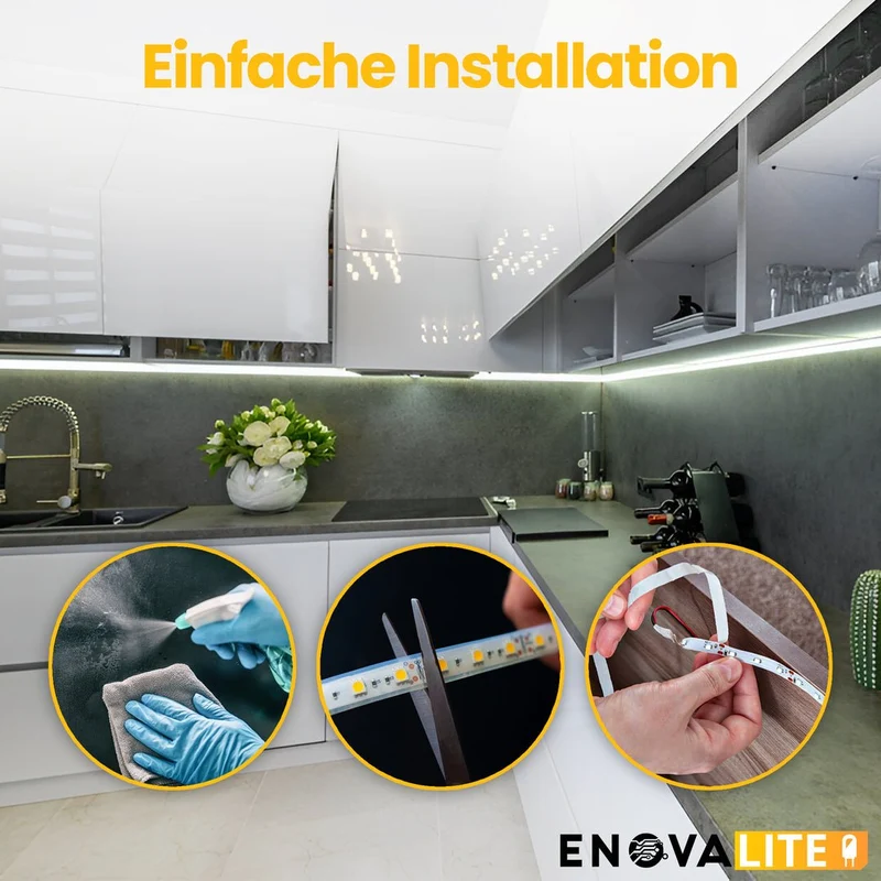 LED-Streifen, RGB und kaltweißes Licht, 5 Meter Länge, IP54, 60 LED/m, 12 V, 10 mm
