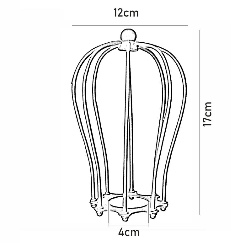 Elegante Wohnzimmer Stehlampe im Ballon-Drahtkäfig-Design~1266