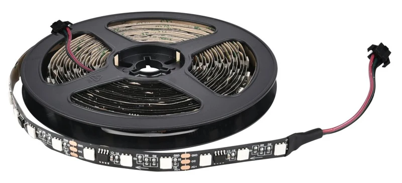 Digitaler LED-Streifen in RGB Farben, 5 Meter Länge, 60 LED/m, 5 V, 10 mm, WS2812b