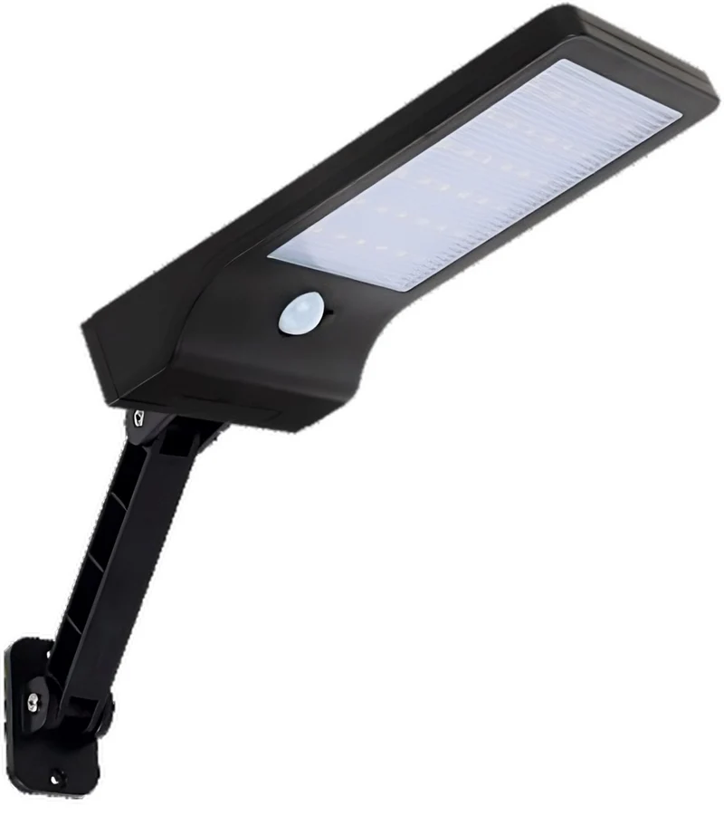 Solar-Wandleuchte mit PIR-Sensor, 8 Stunden Lichtzeit, IP44-geschützt und in kaltweiß