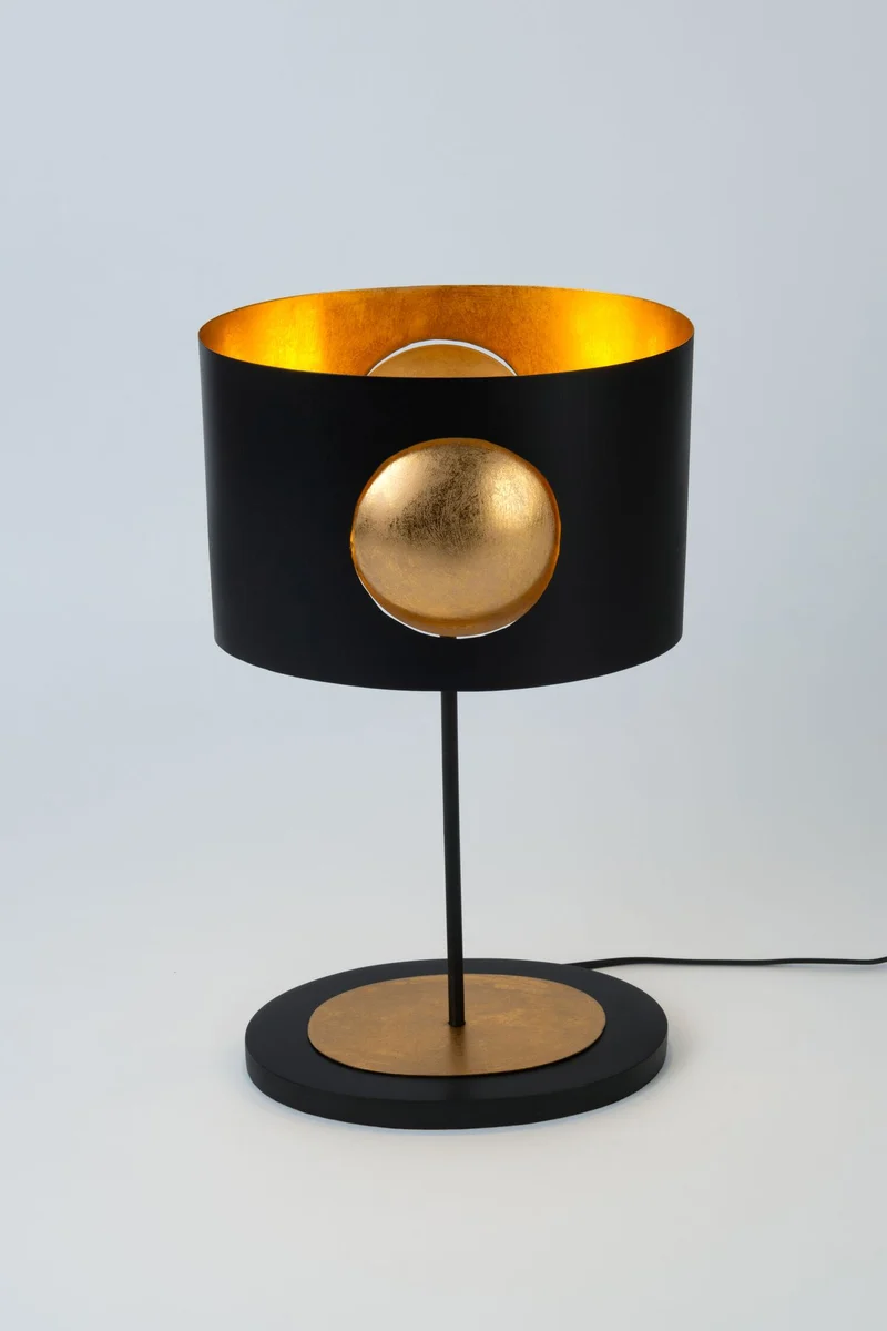 Tischlampe Aurora Oval 2-flammig mit Schirm