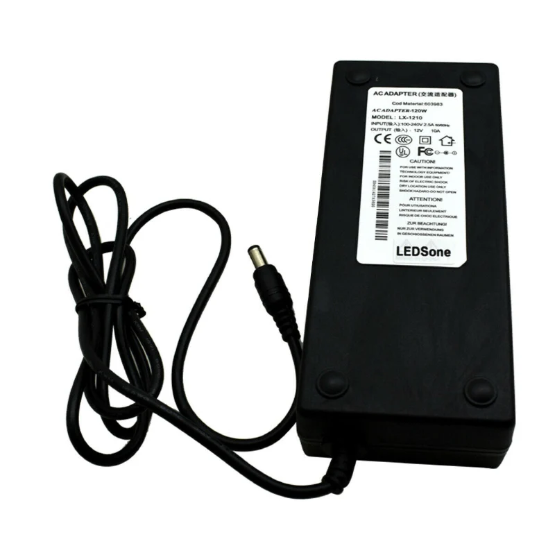 12V 10A Netzteil Adapter Leistungsstark & Sicher AC 100-240V ~1342