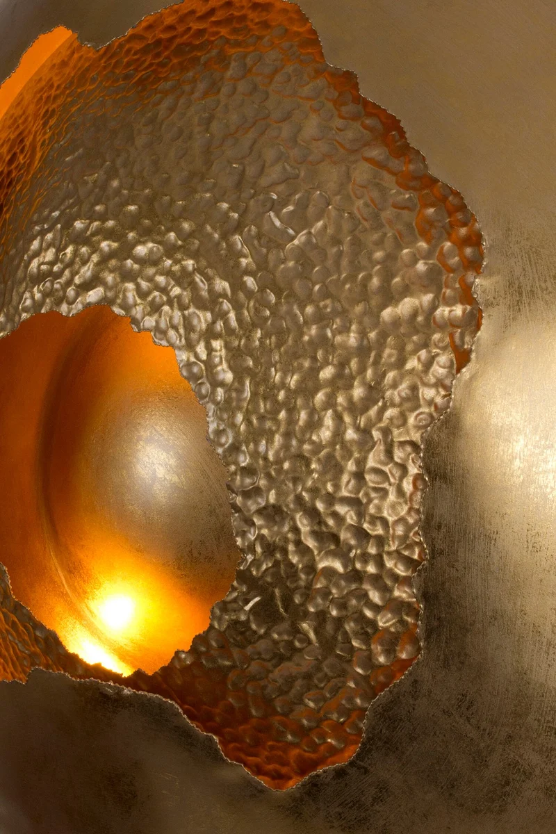 LED-Wandleuchte Nido di Vespe Grande dimmbar gehämmert