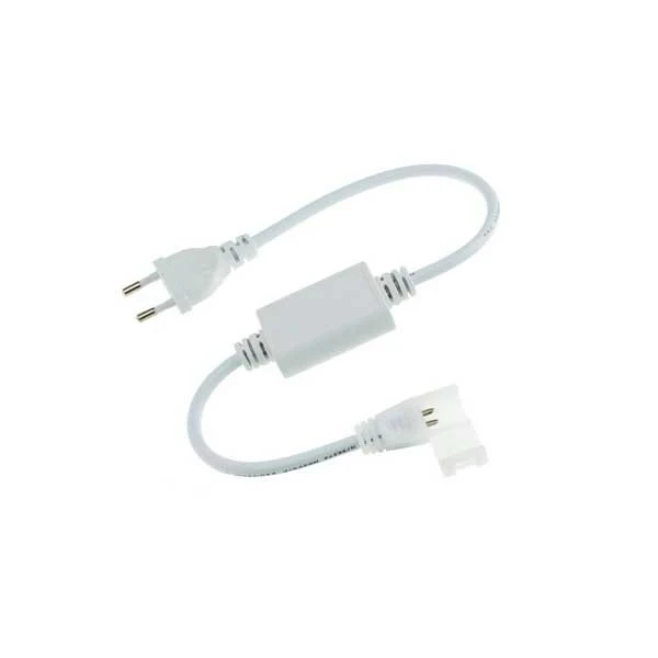 LED Anschlusskabel für LED Stripe, 230V, weiß