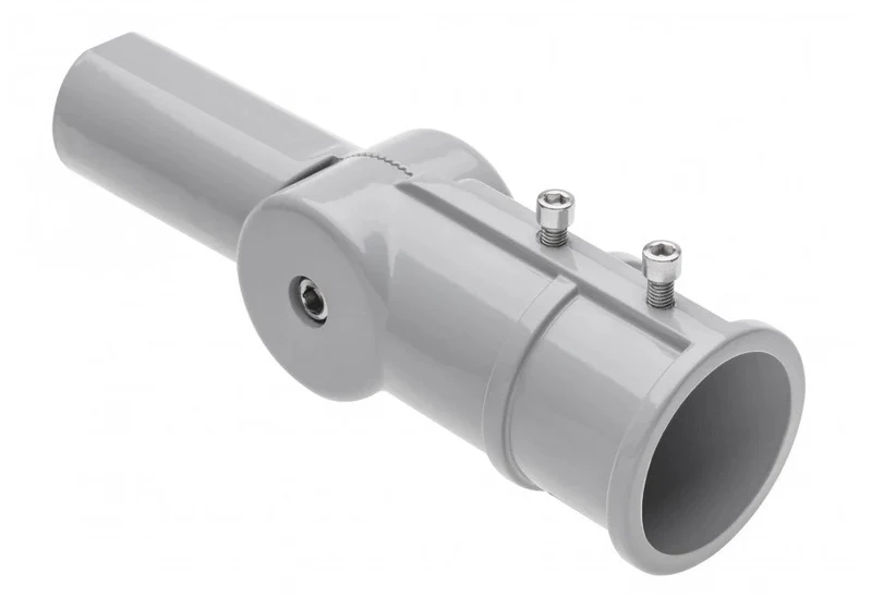 Straßenleuchtenhalterung Adapter, 50 mm, grau