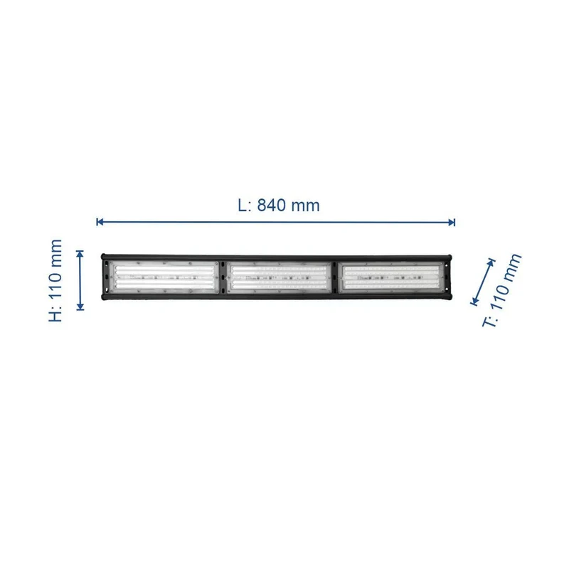 HighBay, linear, 150 W, 18000 lm, Hallenleuchte, IP65, 5000 K