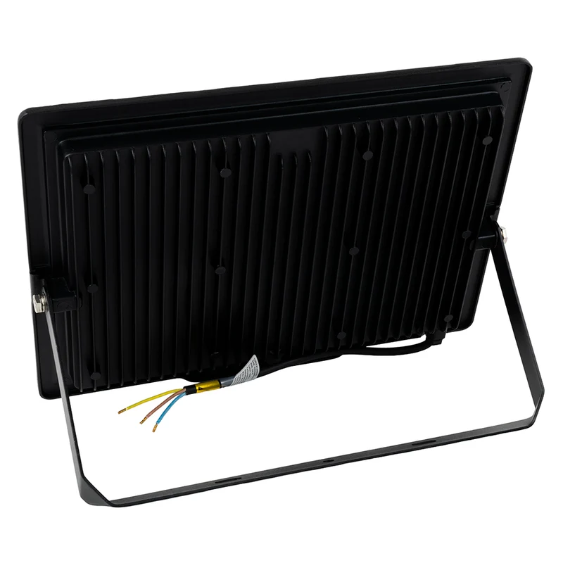 LED-Fluter, 200 W, 3000 K (warmweiß), 20000 lm, schwarz, IP65