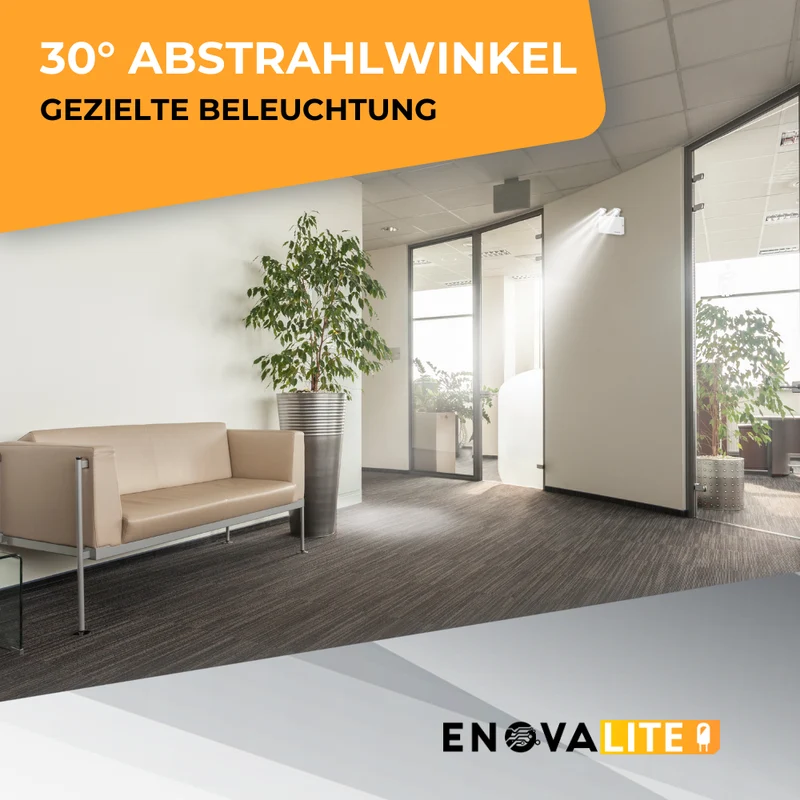 LED-Fluchtwegleuchte Twin-Spot mit Notstromakku 3h, 3 W, 180 lm, Test-Funktion