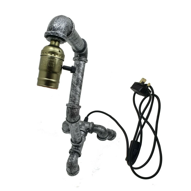 Steampunk Wasserrohr Tischlampen 40cm~1249