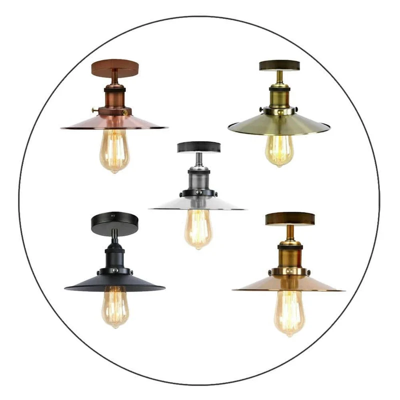 Retro Deckenlampe Leuchte Industrie Design ~1238