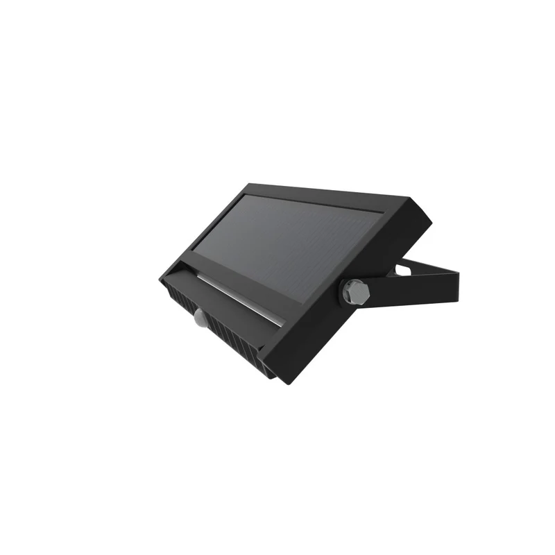 Solar Wandleuchte mit PIR-Sensor, Outdoorleuchte, 10W, 1000lm, 6500K, IP54, schwenkbare LED-Lichtleiste