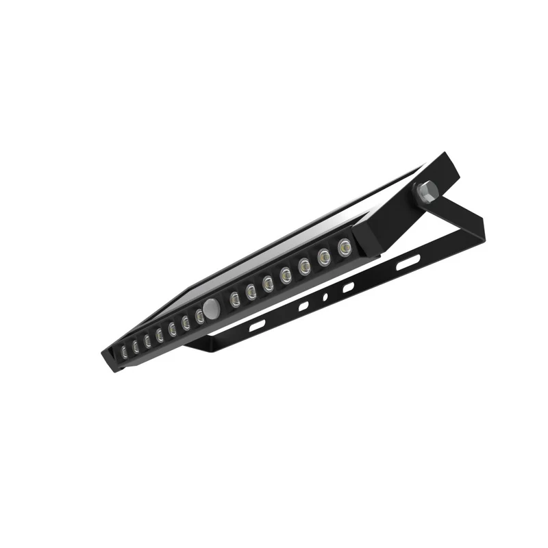Solar Wandleuchte mit PIR-Sensor, Outdoorleuchte, 10W, 1000lm, 6500K, IP54, schwenkbare LED-Lichtleiste