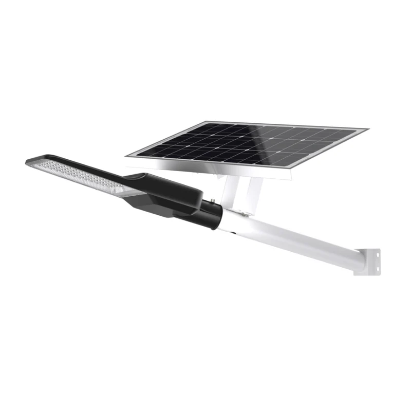 Solar-Straßenleuchte PRO, Parkplatzleuchte, 40W PV, 5200lm, 6500K, IP65