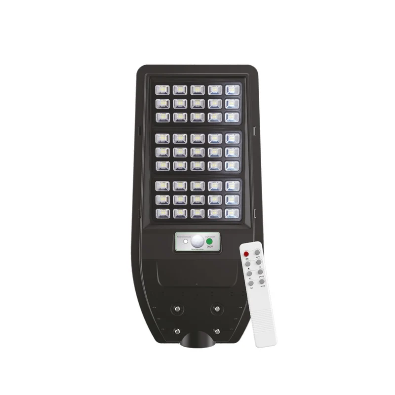 Solar-Straßenleuchte mit PIR Sensor, Parkplatzleuchte 10W PV, 1200lm, 6500K, IP65