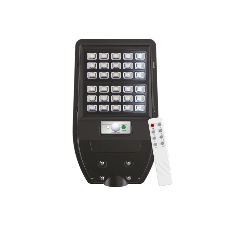 Solar Straßenleuchte mit PIR Sensor, Parkplatzleuchte, 5W PV, 600lm, 6500K, IP54