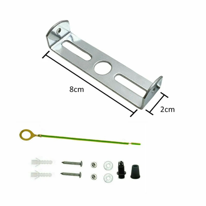 Deckenleuchte Halterung Baldachin mit Zubehör 80mm ~1292