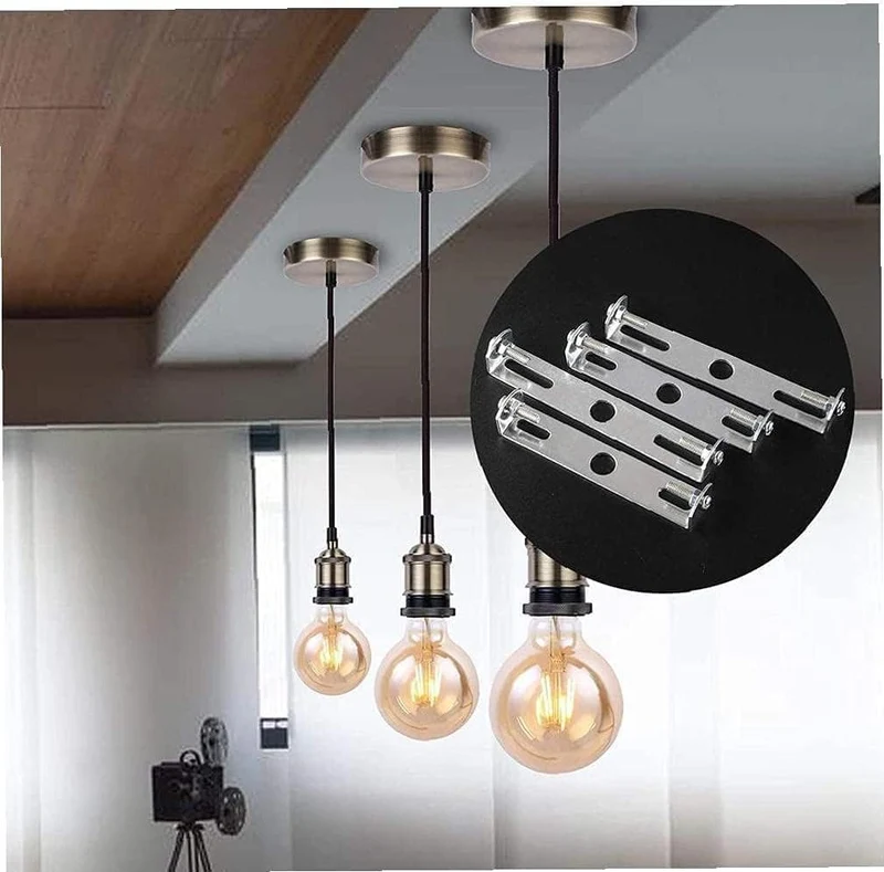 Deckenrosenhalterung mit Befestigungsband und Zubehör 85mm~1291