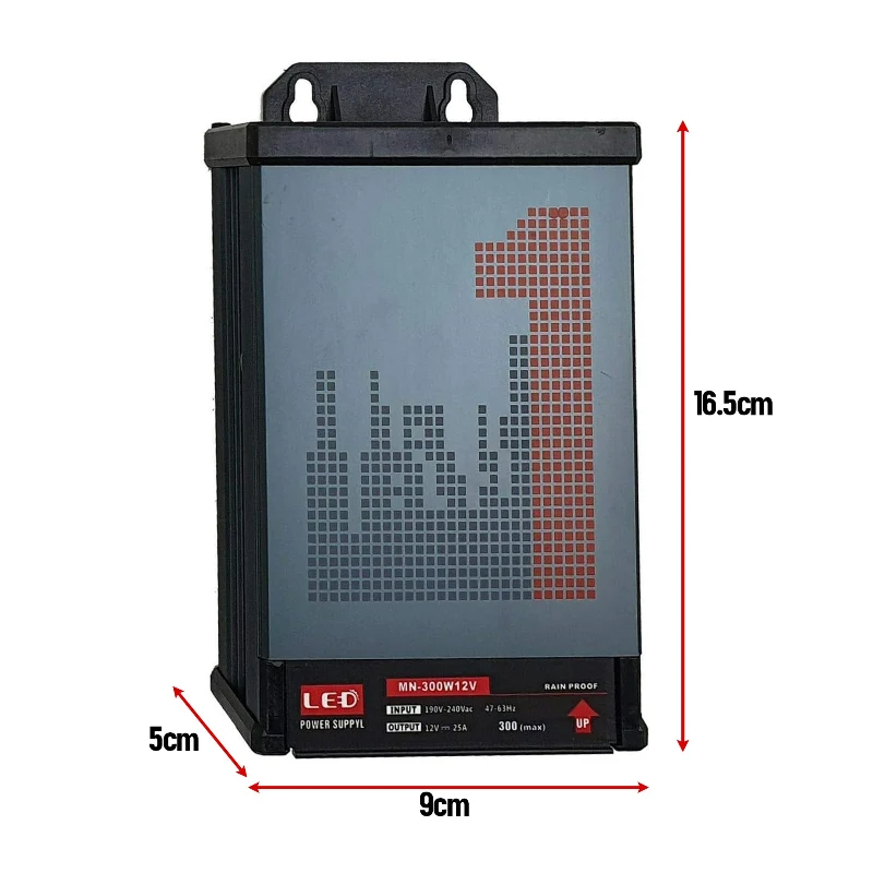 LED 12V 300W IP45 Wasserdicht Netzteil für Transformatore~1217