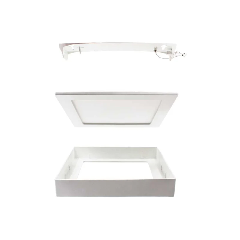 LED CCT Aufbauleuchte, 18W, 1880 lm, 227x35mm, 3000-4000-6000K einstellbar, mit Diffusor, eckig