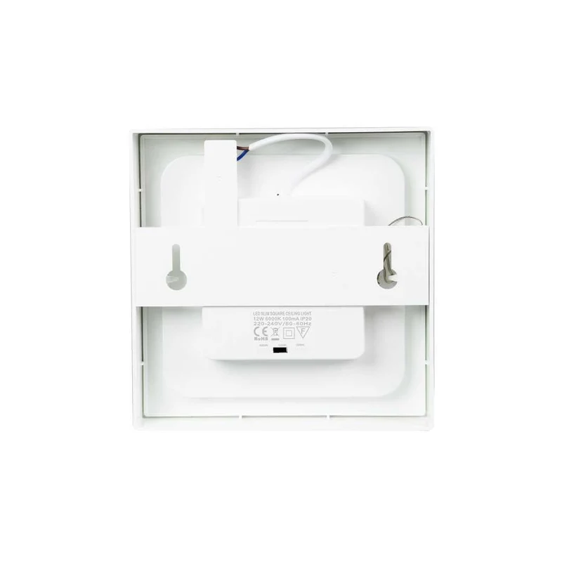 LED CCT Aufbauleuchte, 18W, 1880 lm, 227x35mm, 3000-4000-6000K einstellbar, mit Diffusor, eckig