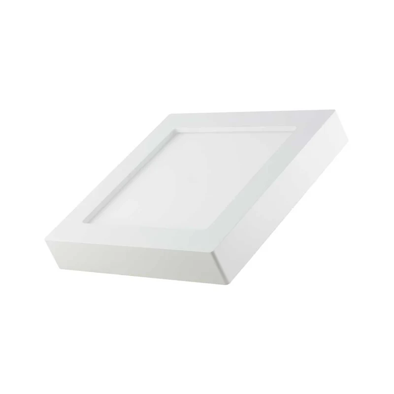 LED CCT Aufbauleuchte, 6W, 525 lm, 122x35mm, 3000-4000-6000K einstellbar, mit Diffusor, eckig