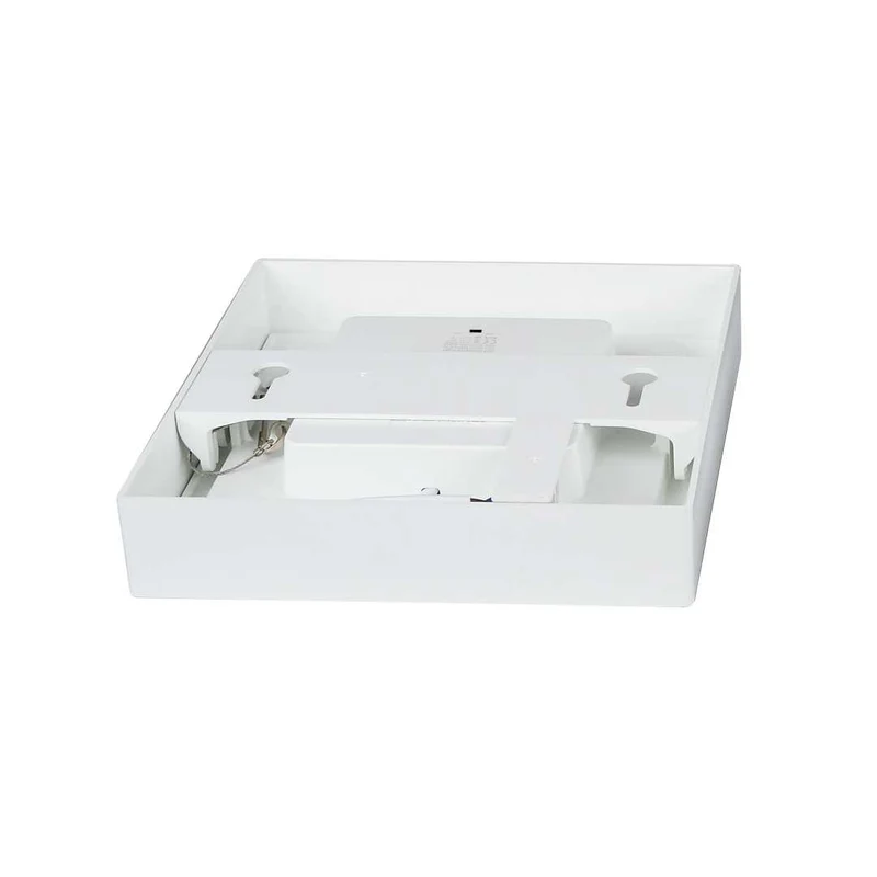 LED CCT Aufbauleuchte, 6W, 525 lm, 122x35mm, 3000-4000-6000K einstellbar, mit Diffusor, eckig