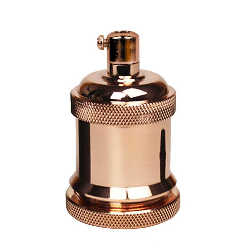 Lampe mit fassung Rosé gold für glühbirnenfassung kabel~1118