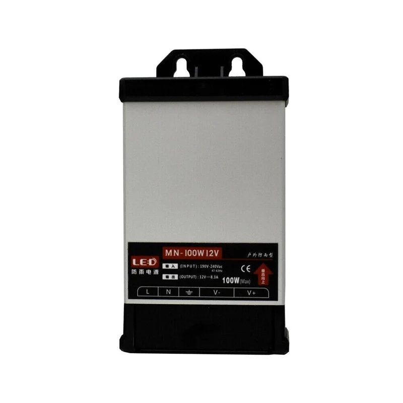 LED DC 12V 100W Regendichtes Netzteil Außentransformator~1213