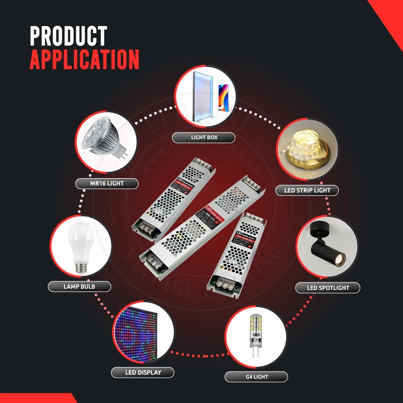 12V LED Trafo 100W 8,3A Konstantspannung – Slim Netzteil Treiber | IP20 ~1208