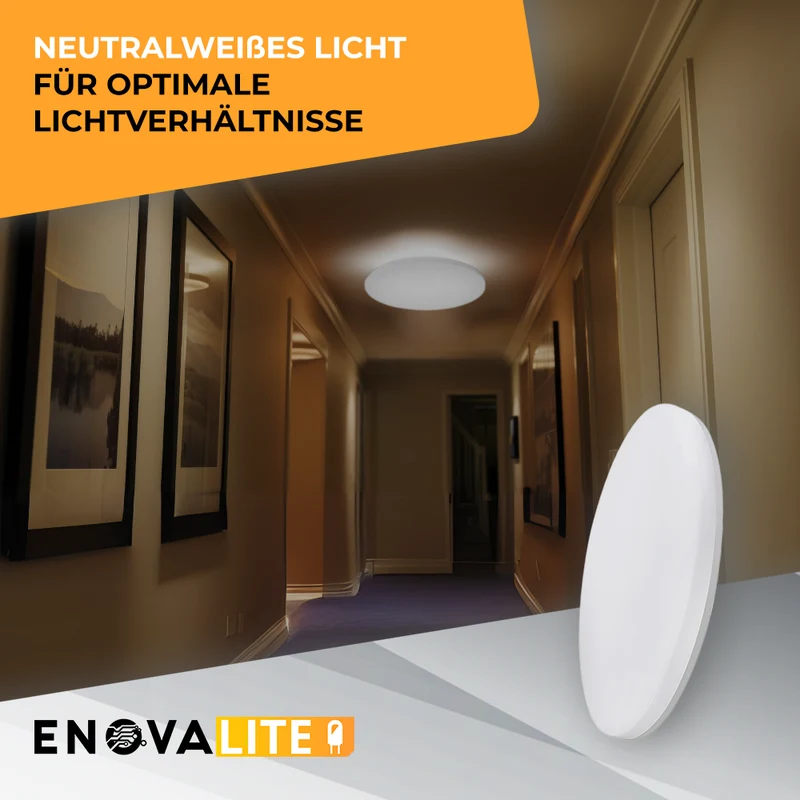 LED Aufbauleuchte, 18 W, 1880 lm, 4000 K, IP54
