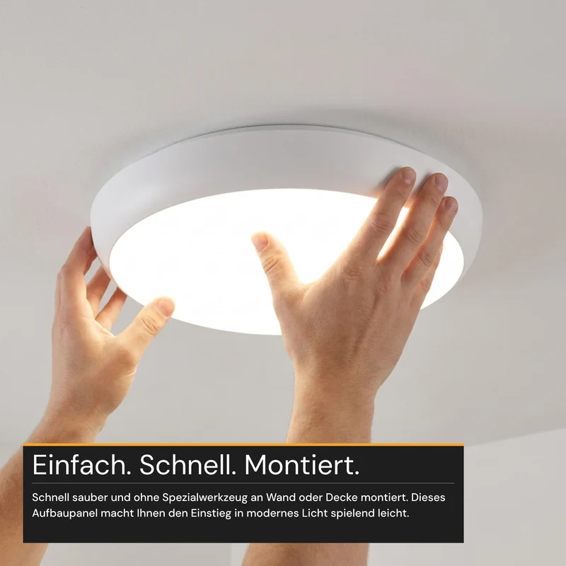 LED Aufbauleuchte, 18 W, 1880 lm, 4000 K, IP65