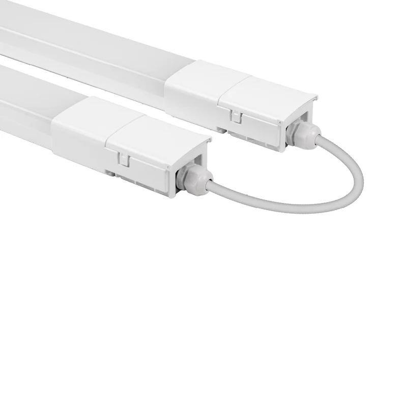 LED Feuchtraumleuchte, 150 cm, 45 W, 5175 lm, 4000 K (neutralweiß), IP66, durchschleifbar, Fast Connector