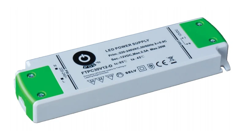 LED-Netzteil, 30 W, 24 V DC, 1,25 A, CV+CC, dimmbar