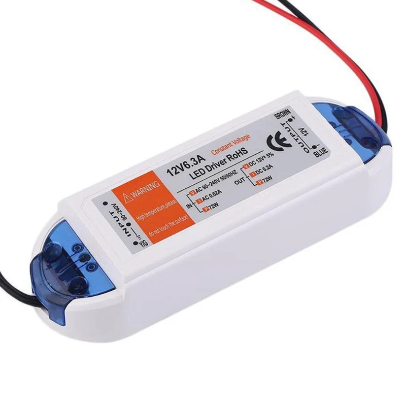 LED Treiber 72W 12V 6A Transformator for LED lamps ~1078