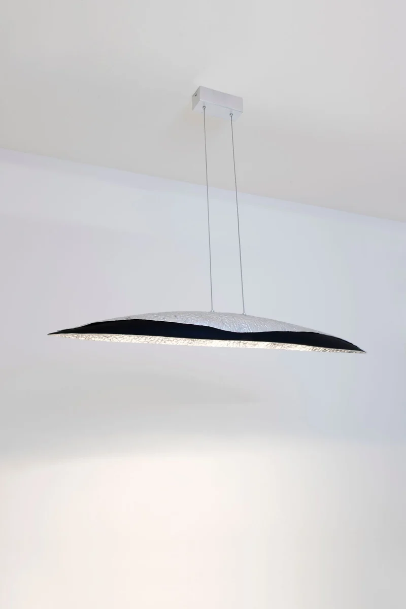 LED-Hängelampe Mercurio 5-flammig dimmbar gehämmert