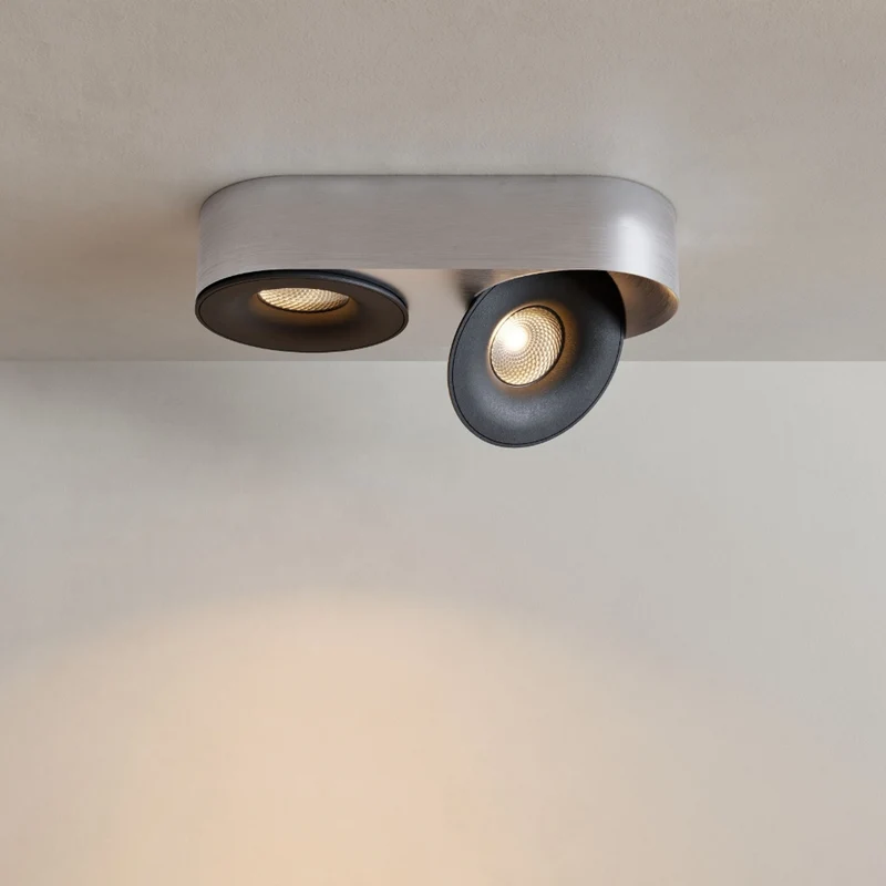 s.luce Santa Duo LED-Deckenleuchte schwenkbar 2-flammig