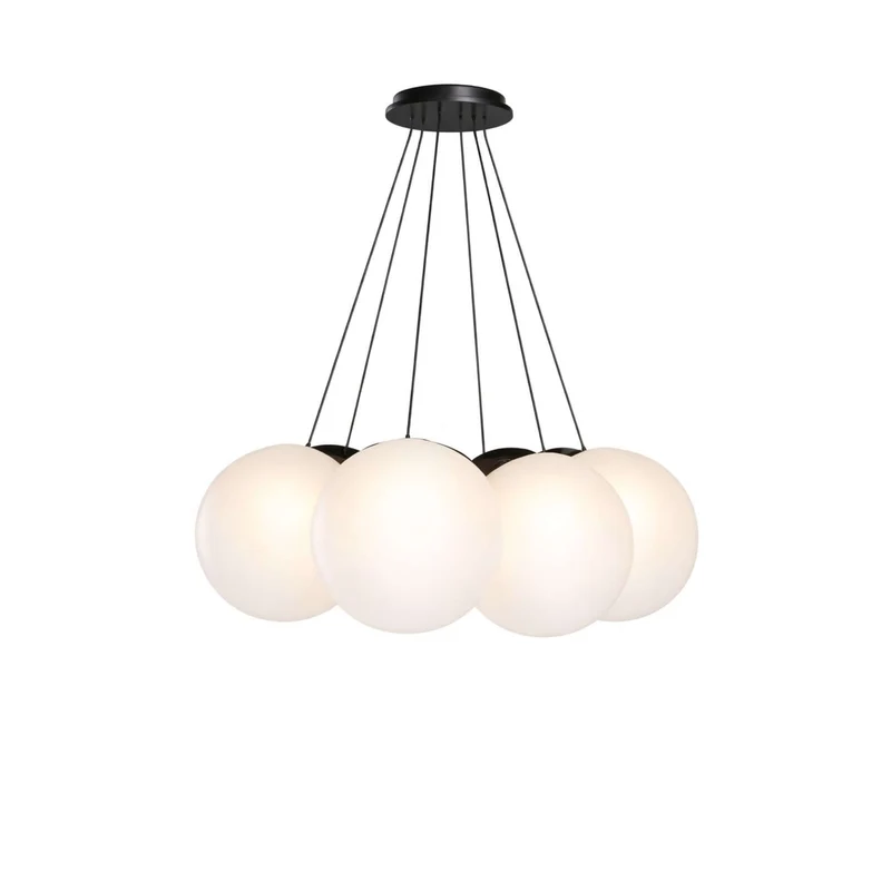 s.luce Orb Cluster Glas-Hängelampe 7-flammig 7x50cm