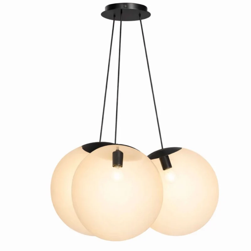 s.luce Orb Cluster Glas-Pendelampe 3-flammig 3x50cm