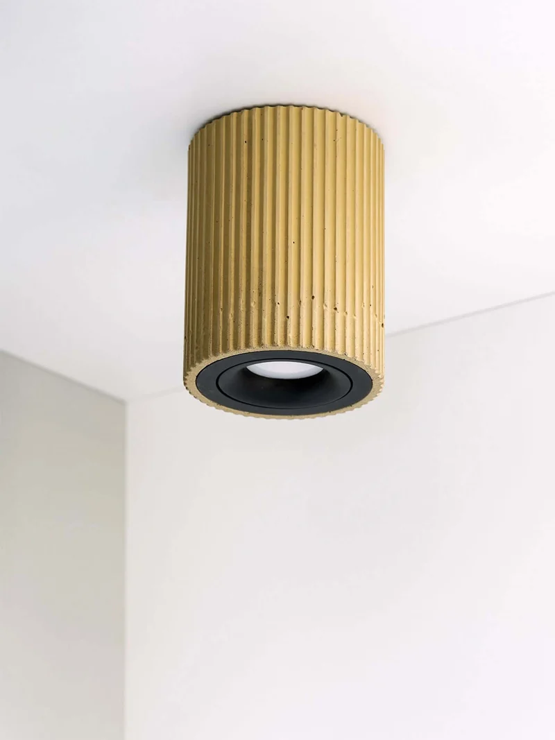 Gantlights S2 schwenkbarer Deckenspot Plissiert