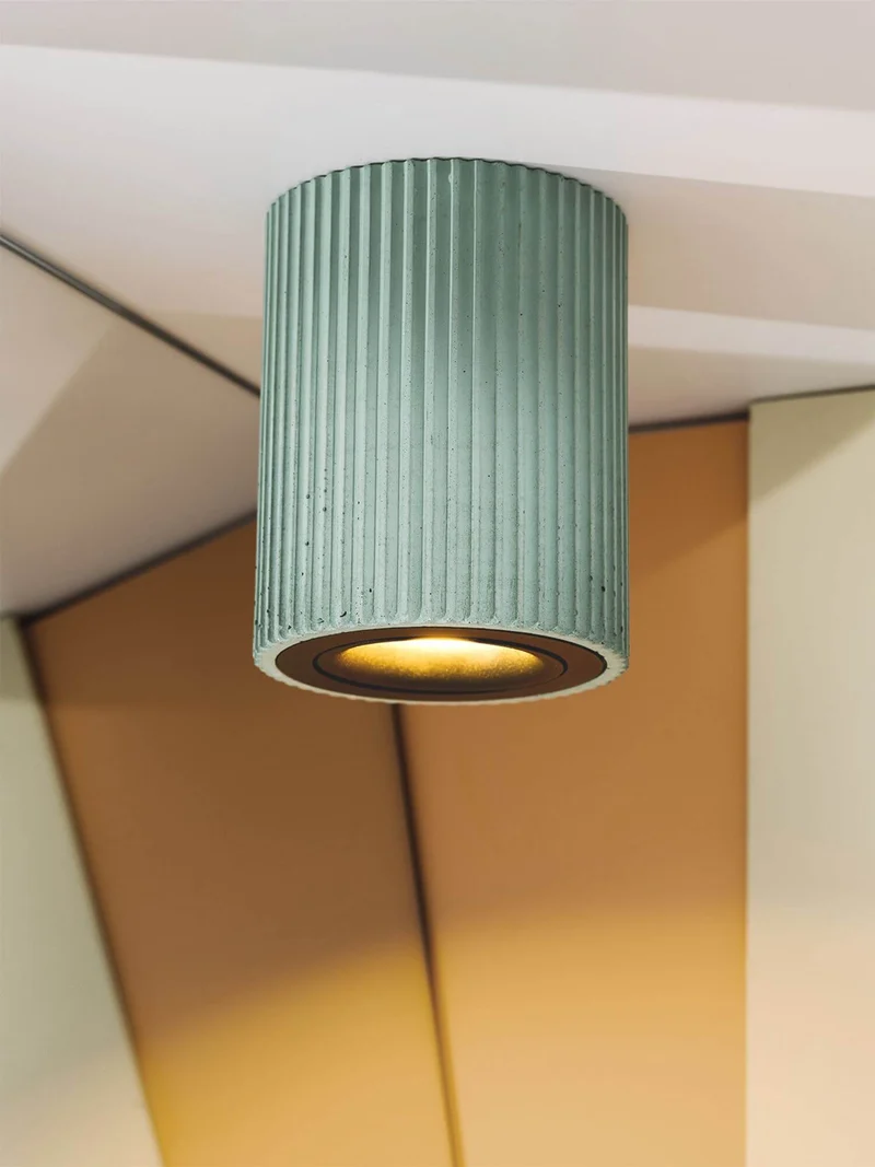 Gantlights S2 schwenkbarer Deckenspot Plissiert