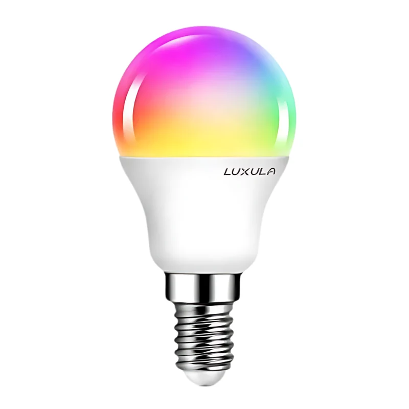 LED RGB+CCT Leuchtmittel, E14, Kerze B37, 5W, 454lm, SMART, Tuya App steuerbar, Minibulb