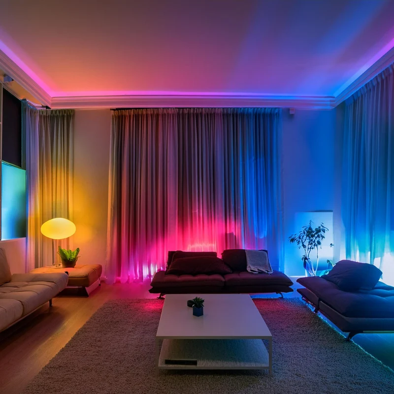 LED RGB+CCT Leuchtmittel, E14, Kerze B37, 5W, 454lm, SMART, Tuya App steuerbar, Minibulb