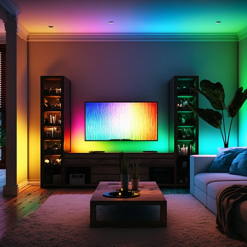LED RGB+CCT Leuchtmittel, E14, Kerze B37, 5W, 464lm, SMART, Tuya App steuerbar, Kerze