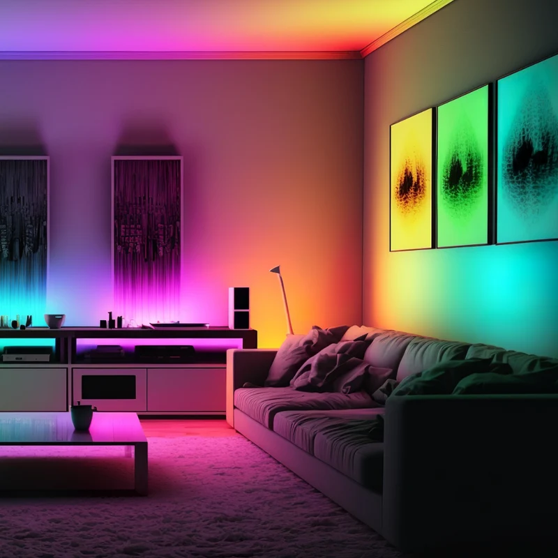 LED RGB+CCT Leuchtmittel, E27, A60, 9W, 906lm, SMART, Tuya App steuerbar
