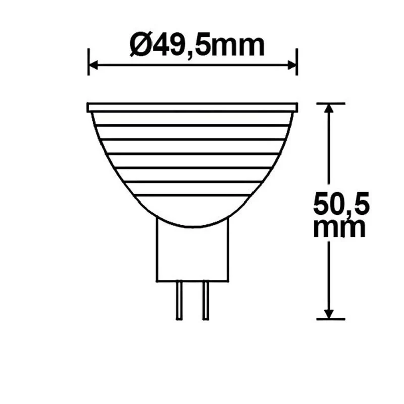 MR16 LED Leuchtmittel 5W warmweiß dimmbar