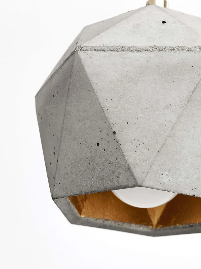 Gantlights T2 Hängelampe Beton dimmbar