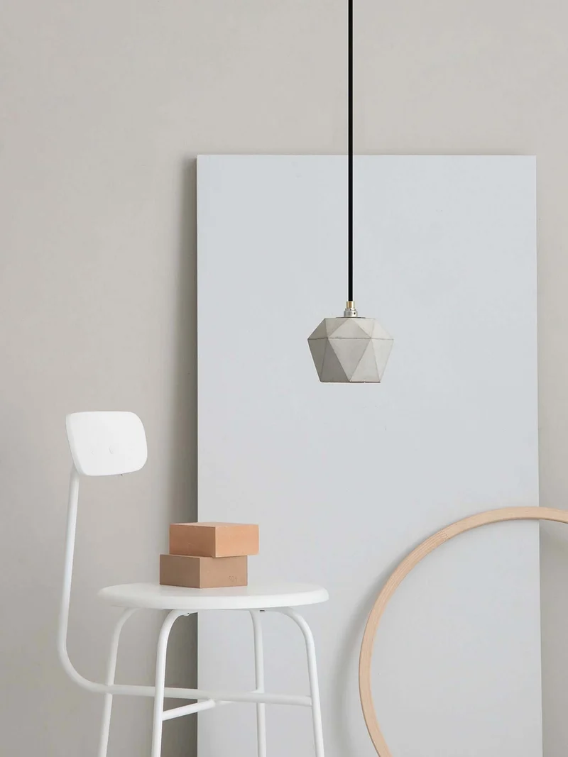 Gantlights T2 Hängelampe Beton dimmbar