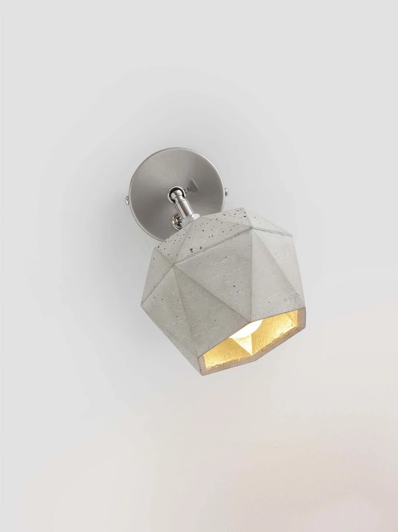 Gantlights T2 Wandspot Beton trianguliert