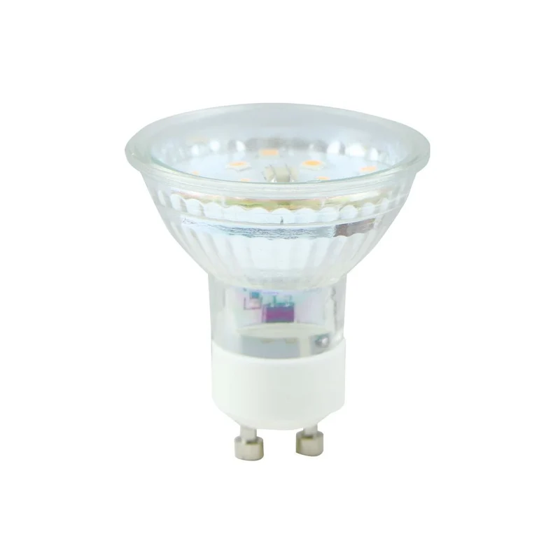 10er Pack LED Leuchtmittel GU10, MR16, 5W, 441lm, 2700K, 38°, Glasgehäuse